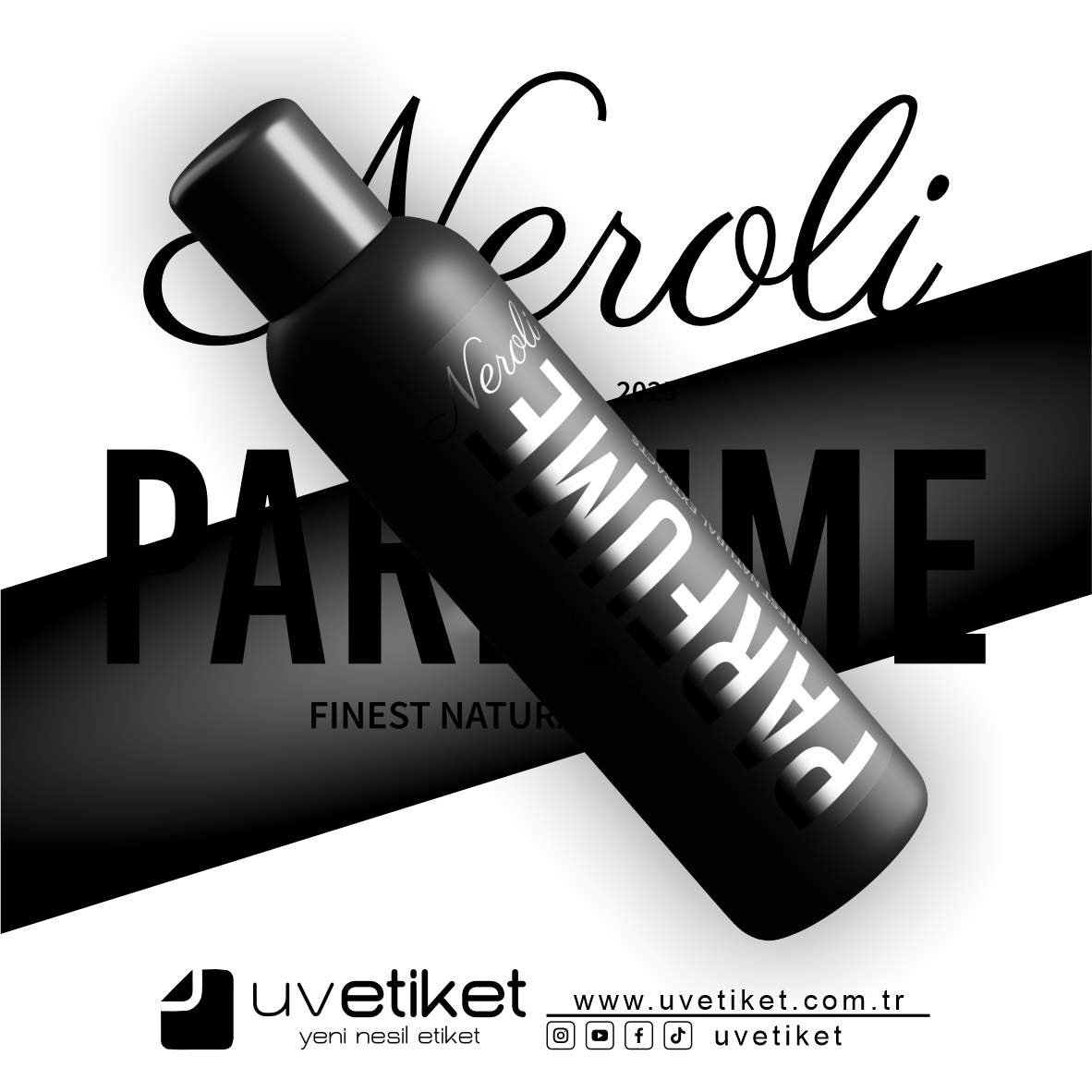 Silver Metalize Etiket