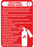 Yangına Köpükle Müdahale Talimatı